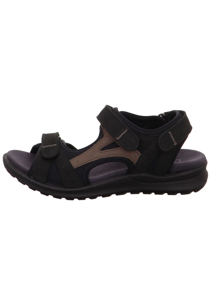Legero Sandalen Nubukleder Schwarz - surf4shoes