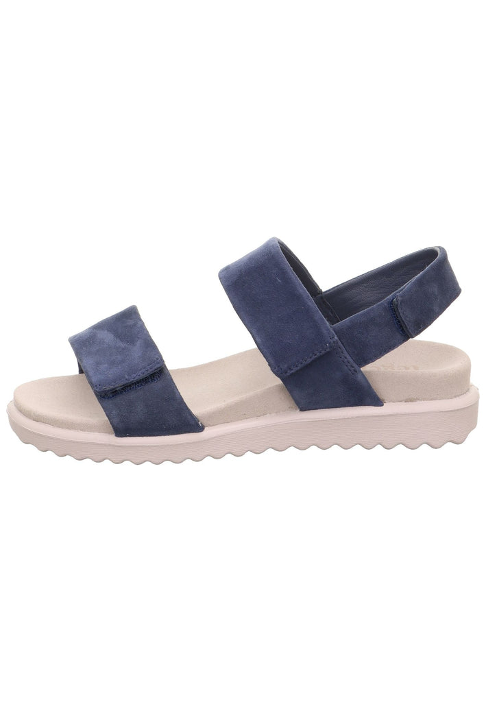 Legero Sandalen Veloursleder Blau - surf4shoes