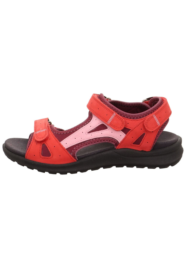 Legero Sandalen Nubukleder Rot - surf4shoes