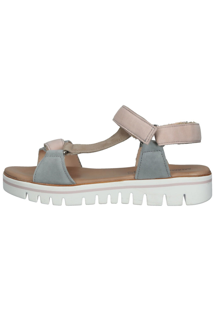 Salamander Sandalen Leder Beige/Weiß - surf4shoes