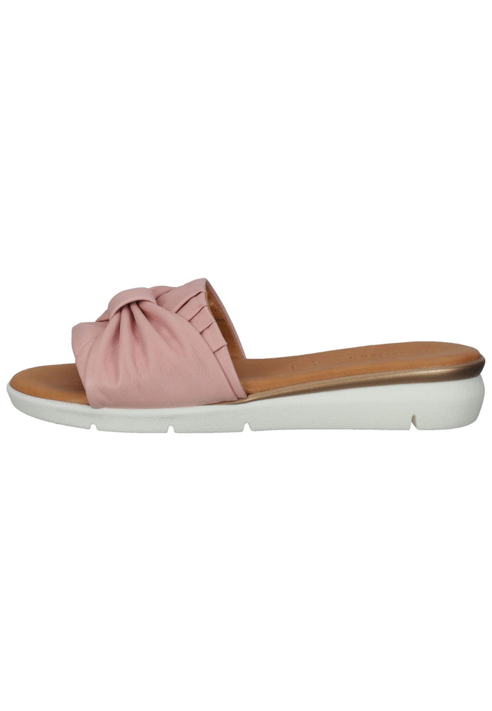 Salamander Pantoletten Glattleder Rosa - surf4shoes