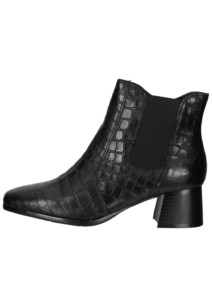 Salamander Stiefelette Leder/Textil Schwarz - surf4shoes