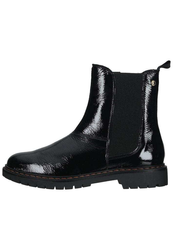Salamander Stiefelette Leder/Textil Schwarz - surf4shoes