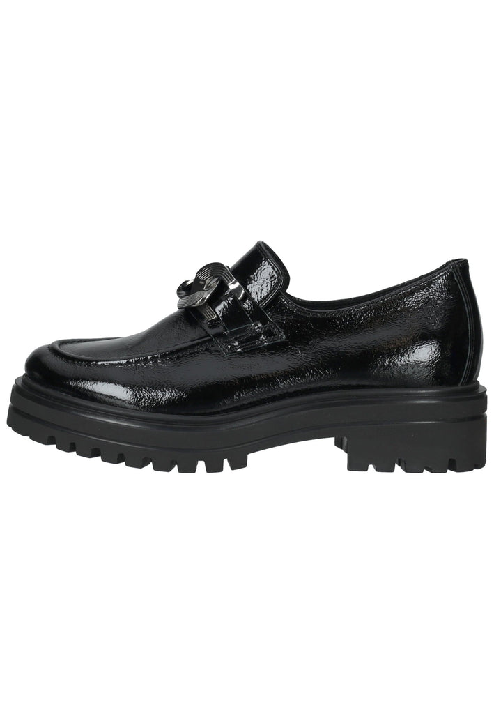 Salamander Slipper Glattleder Schwarz - surf4shoes