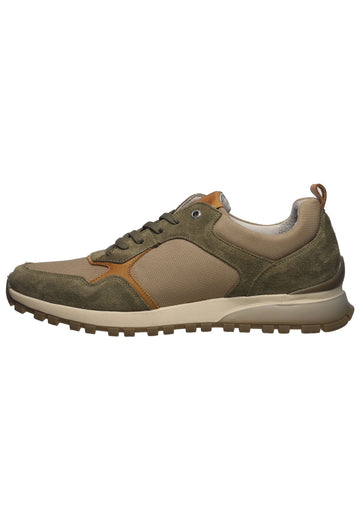 Salamander Sneaker Veloursleder Khaki - surf4shoes