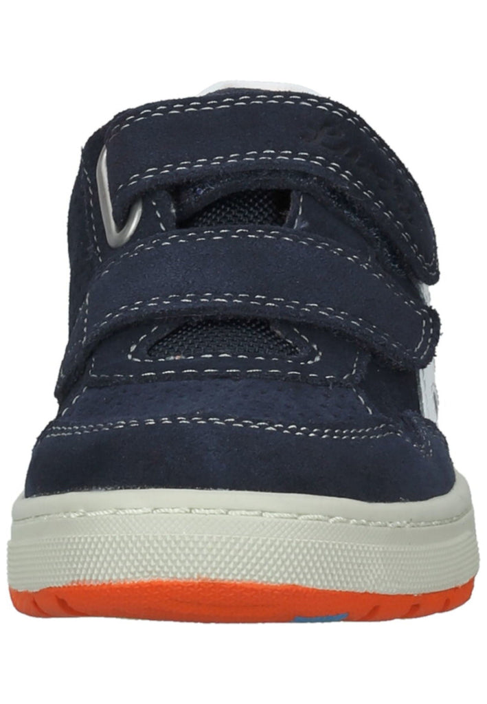 Lurchi Sneaker Veloursleder Navy/Orange - surf4shoes