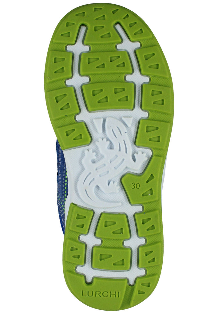 Lurchi Sneaker Veloursleder/Textil Blau/Grün - surf4shoes