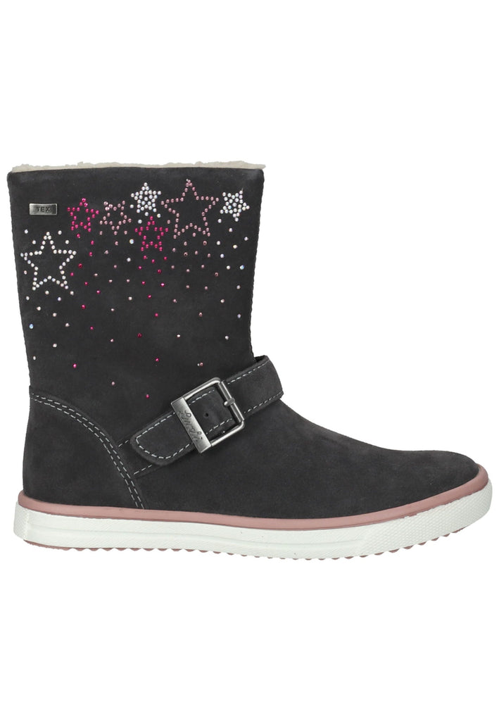 Lurchi Stiefelette Leder Grau Warmfutter - surf4shoes