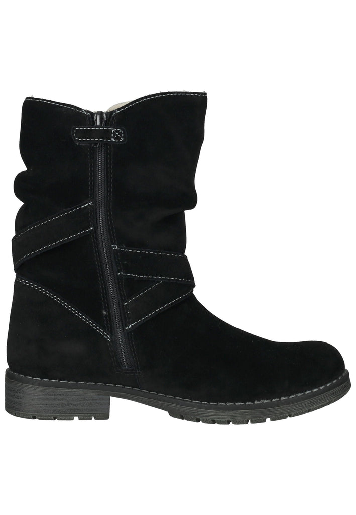 Lurchi Stiefelette Leder Schwarz Warmfutter - surf4shoes