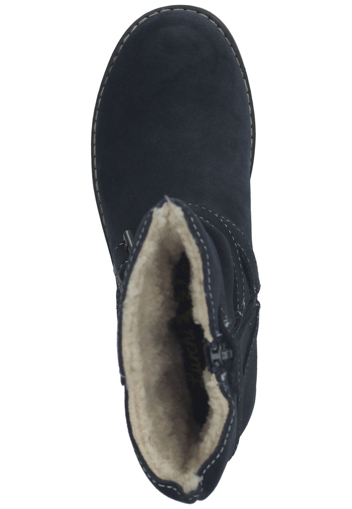 Lurchi Stiefelette Leder Blau Warmfutter - surf4shoes