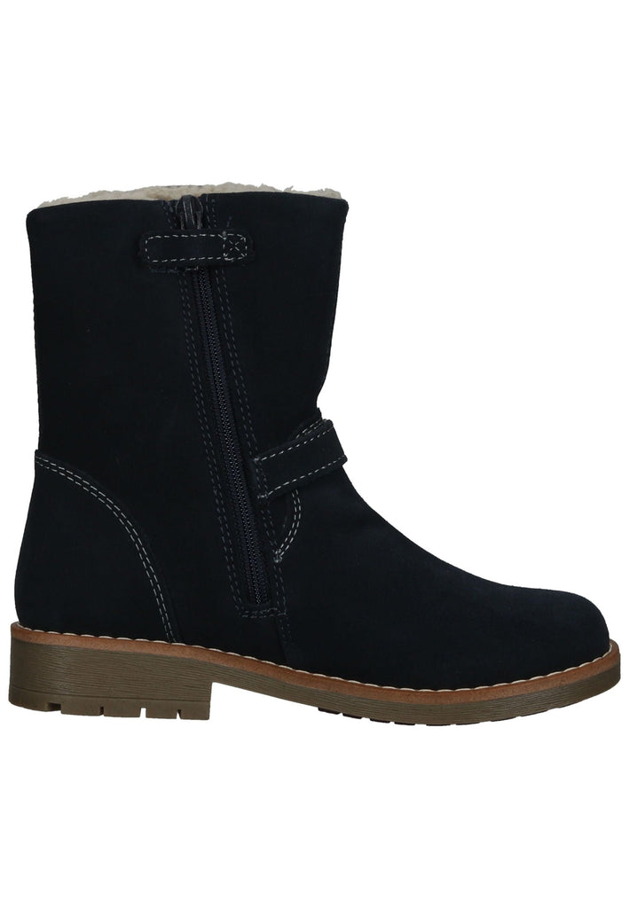 Lurchi Stiefelette Leder Blau Warmfutter - surf4shoes