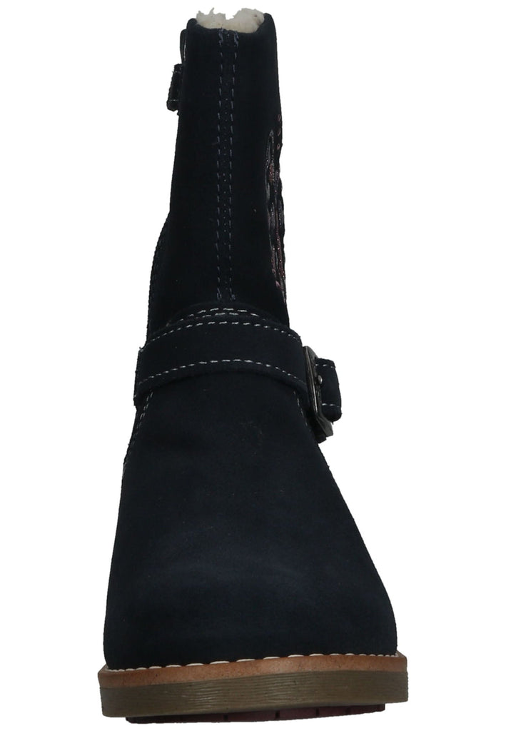 Lurchi Stiefelette Leder Blau Warmfutter - surf4shoes