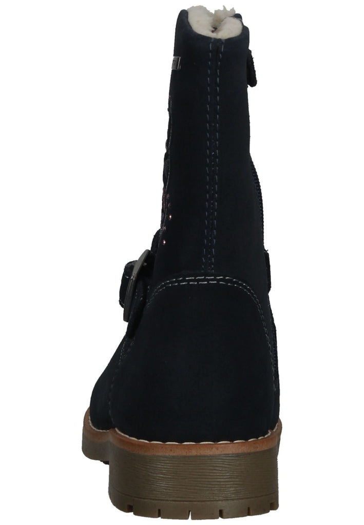 Lurchi Stiefelette Leder Blau Warmfutter - surf4shoes