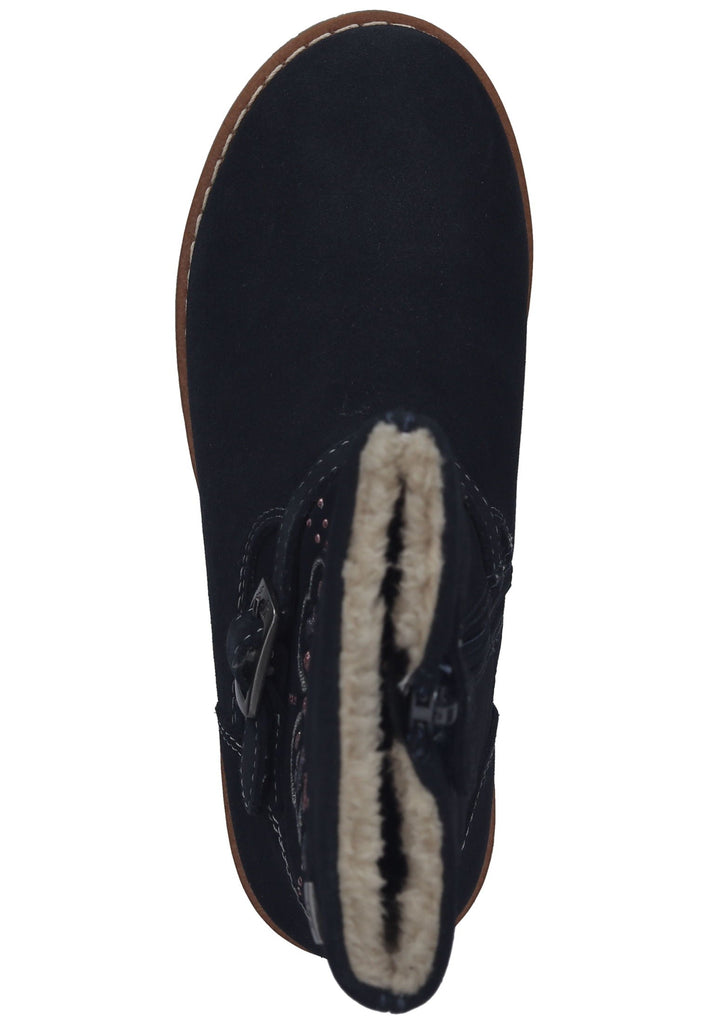 Lurchi Stiefelette Leder Blau Warmfutter - surf4shoes