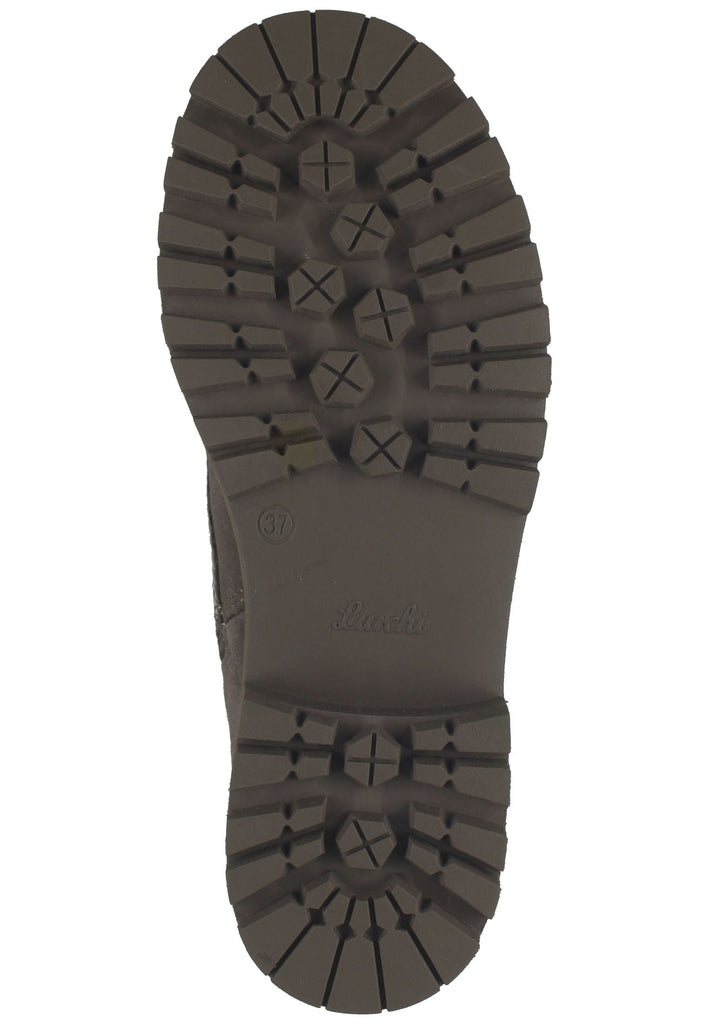 Lurchi Stiefelette Leder Taupe Warmfutter - surf4shoes