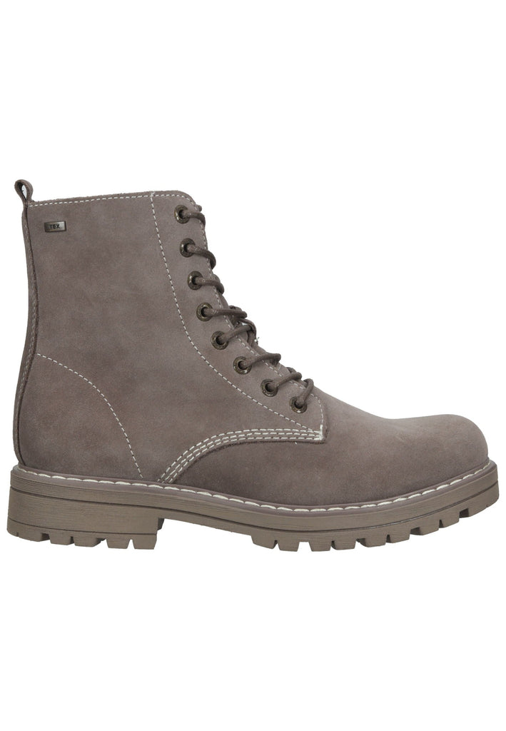 Lurchi Stiefelette Leder Taupe Warmfutter - surf4shoes