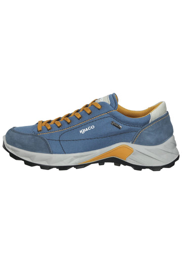 IGI&CO Sneaker Lederimitat/Textil Blau/Grau - surf4shoes