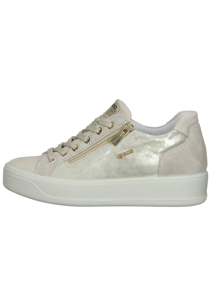 IGI&CO Sneaker Nappaleder Beige - surf4shoes