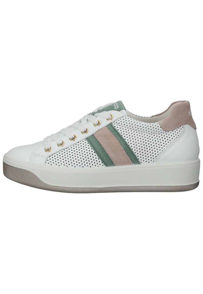 IGI&CO Sneaker Nappaleder Rosa/Weiß - surf4shoes