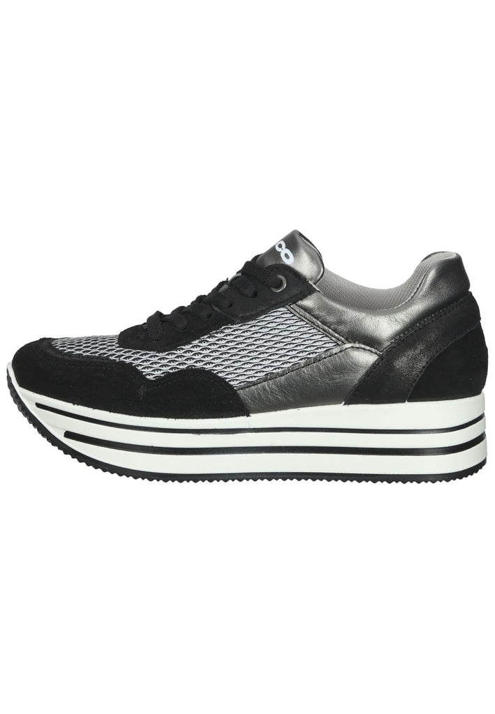 IGI&CO Sneaker Veloursleder/Textil Schwarz - surf4shoes
