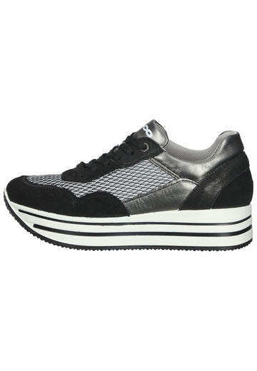 IGI&CO Sneaker Veloursleder/Textil Schwarz - surf4shoes