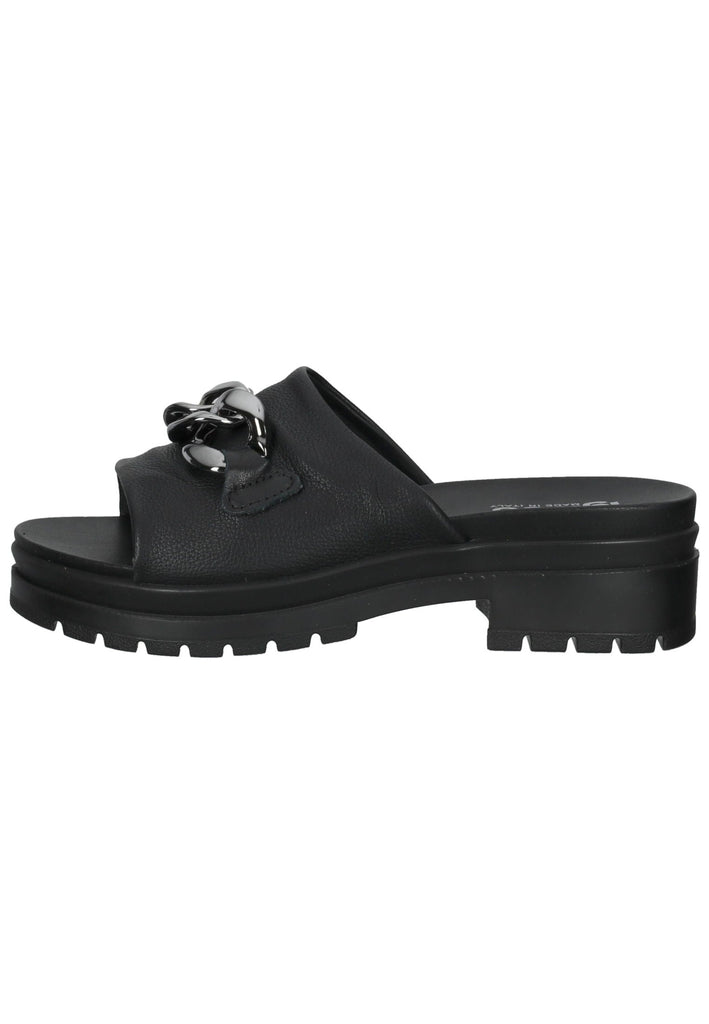 IGI&CO Pantoletten Nappaleder Schwarz - surf4shoes