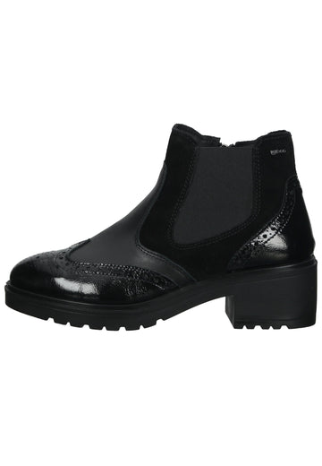IGI&CO Stiefelette Leder/Textil Schwarz - surf4shoes