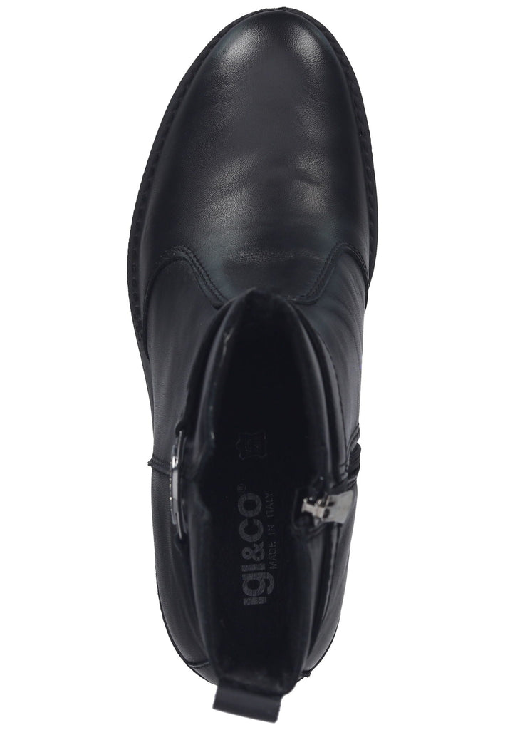 IGI&CO Stiefelette Nappaleder Schwarz - surf4shoes