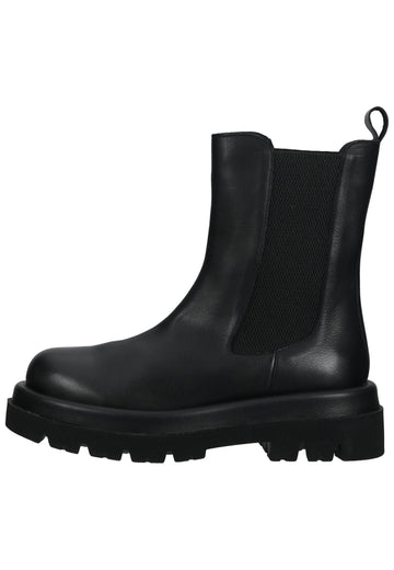 Lazamani Stiefelette Leder/Textil Schwarz - surf4shoes