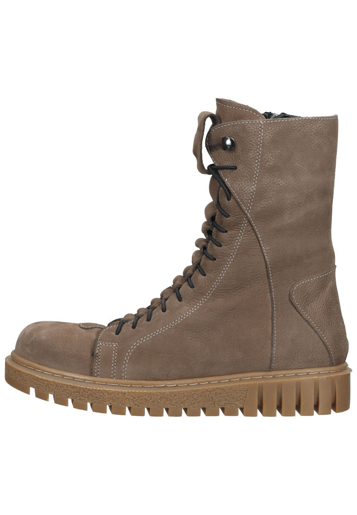Lazamani Stiefelette Nubukleder Taupe - surf4shoes