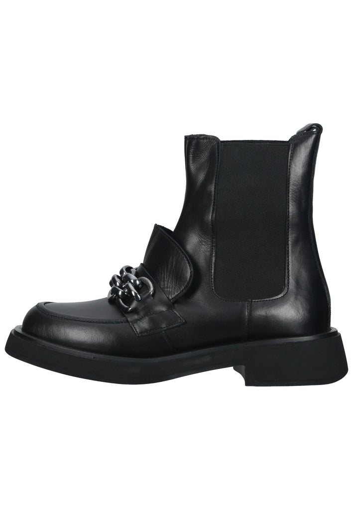 Lazamani Stiefelette Leder/Textil Schwarz - surf4shoes