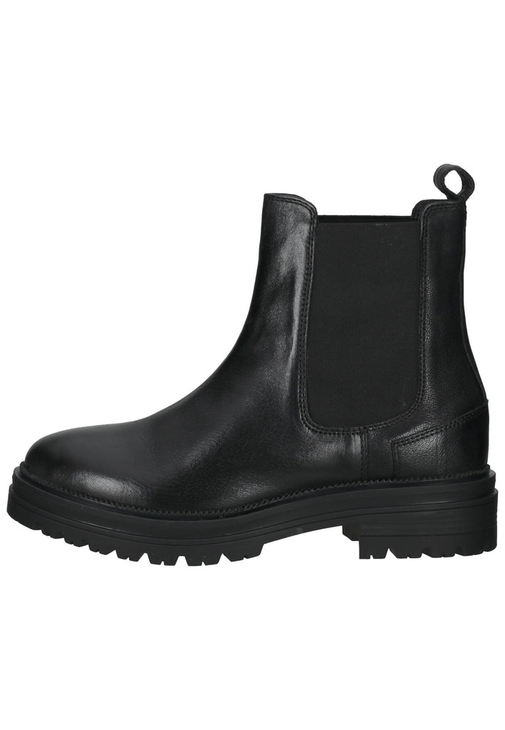 Lazamani Stiefelette Leder/Textil Schwarz - surf4shoes