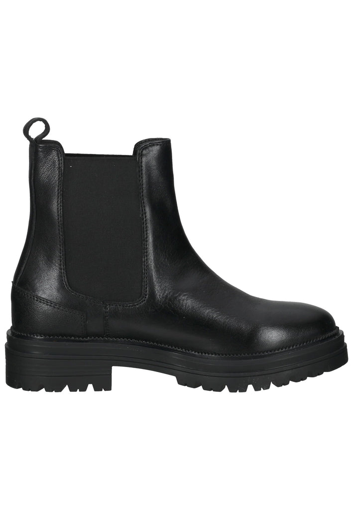 Lazamani Stiefelette Leder/Textil Schwarz - surf4shoes