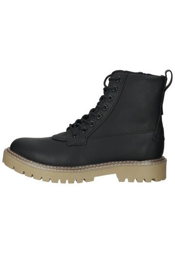 Bullboxer Stiefelette Lederimitat Schwarz - surf4shoes
