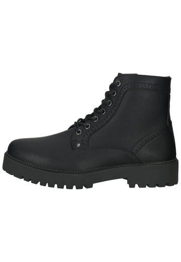 Bullboxer Stiefelette Lederimitat/Textil Schwarz - surf4shoes