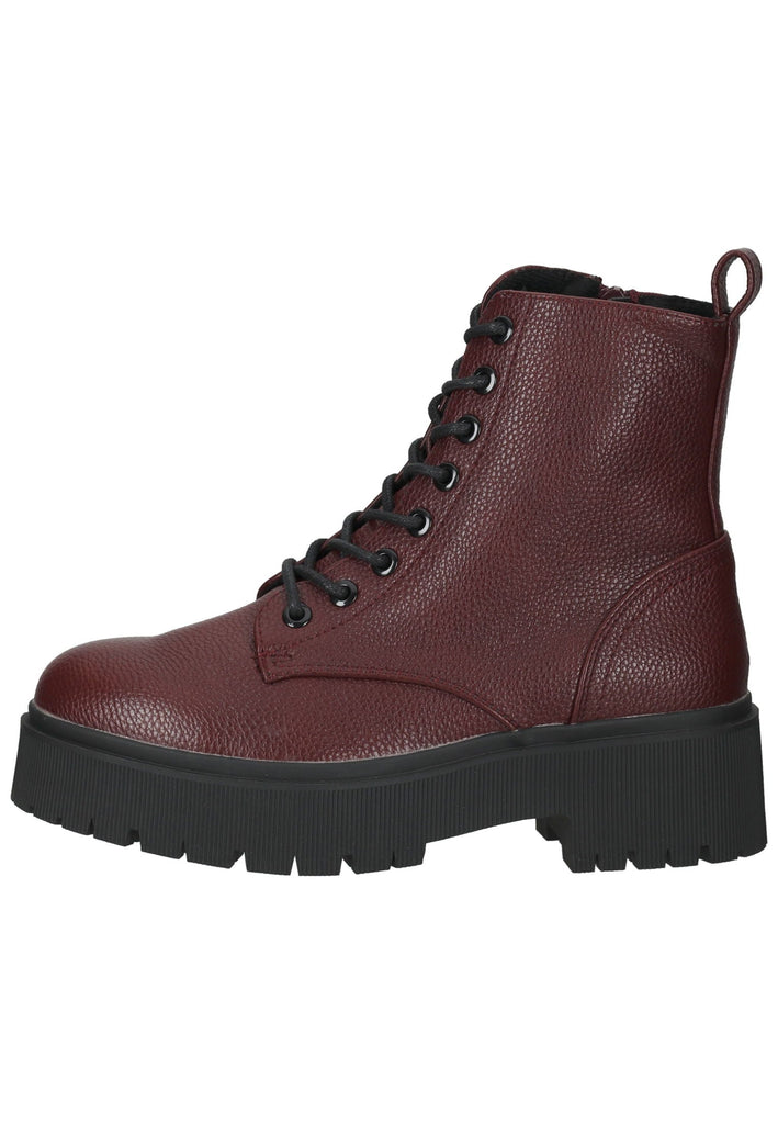 Bullboxer Stiefelette Lederimitat Bordeaux - surf4shoes