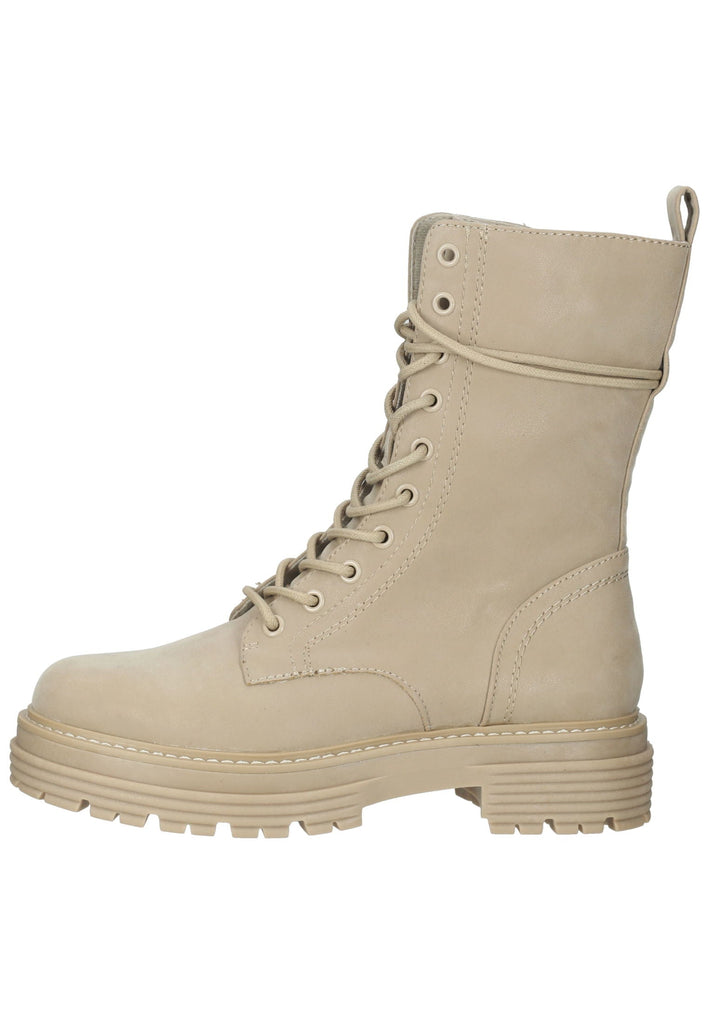 Bullboxer Stiefelette Lederimitat Beige - surf4shoes