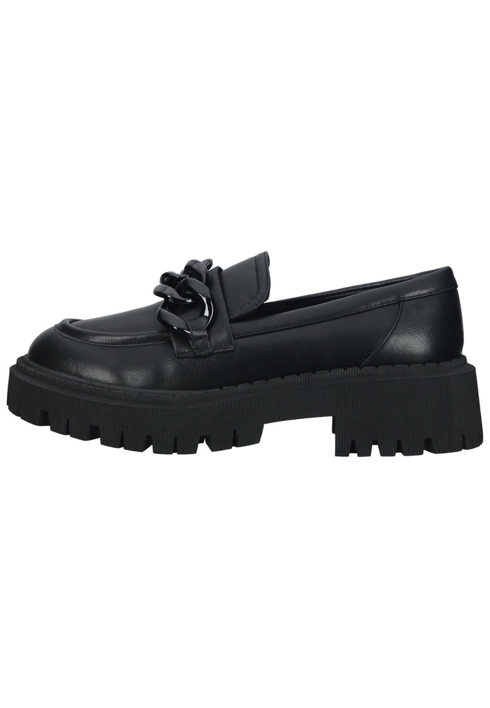 Bullboxer Slipper Lederimitat Schwarz - surf4shoes