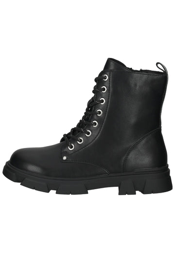 Bullboxer Stiefelette Lederimitat Schwarz - surf4shoes