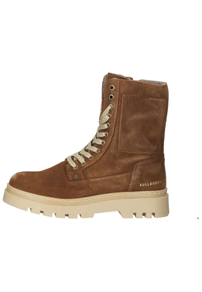 Bullboxer Stiefel Leder Nussbraun Warmfutter - surf4shoes