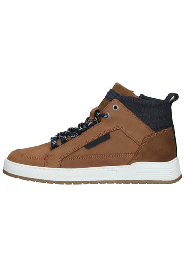 Bullboxer Sneaker Leder/Textil Cognac - surf4shoes
