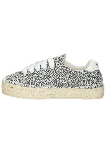 Replay Sneaker Lederimitat/Textil Weiß/Schwarz - surf4shoes