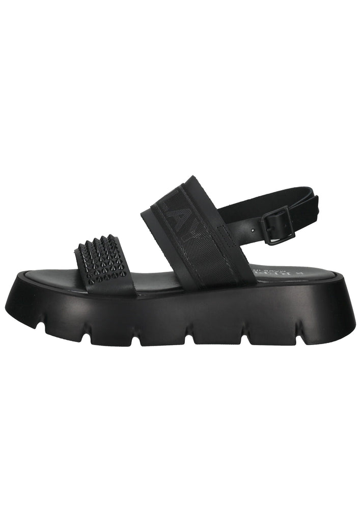 Replay Sandalen Leder Schwarz - surf4shoes