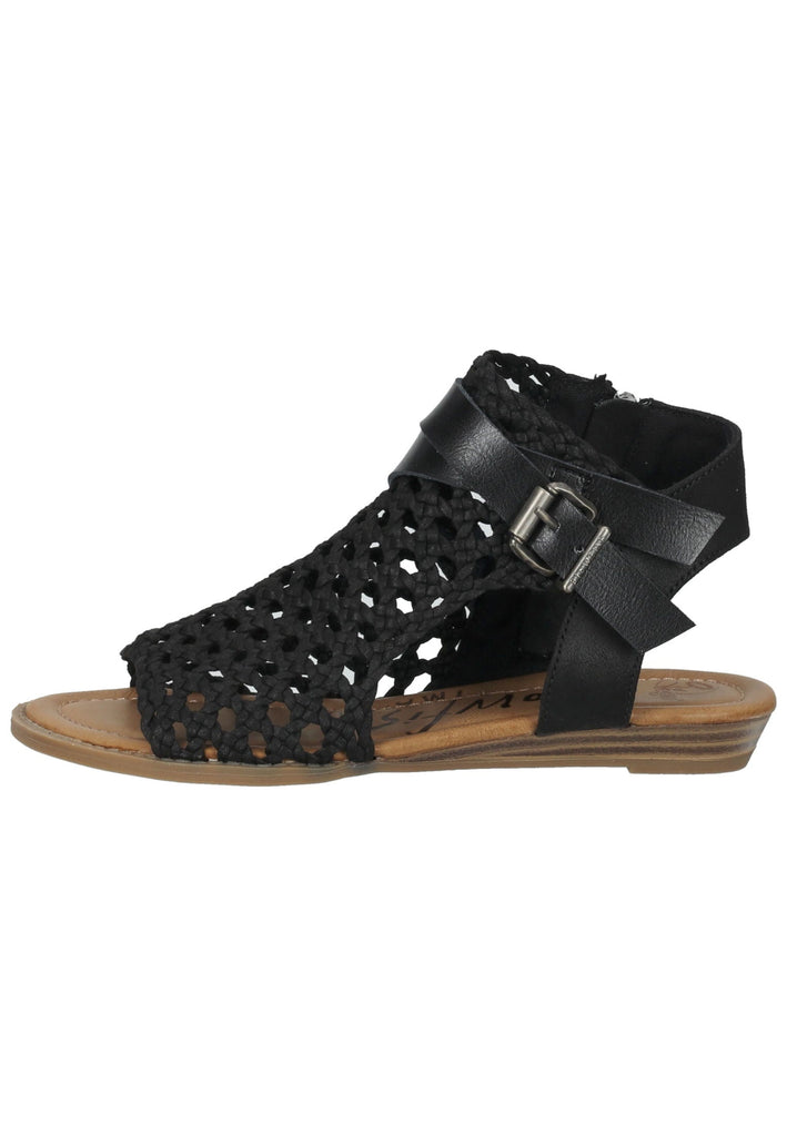 Blowfish Sandalen Lederimitat Schwarz - surf4shoes