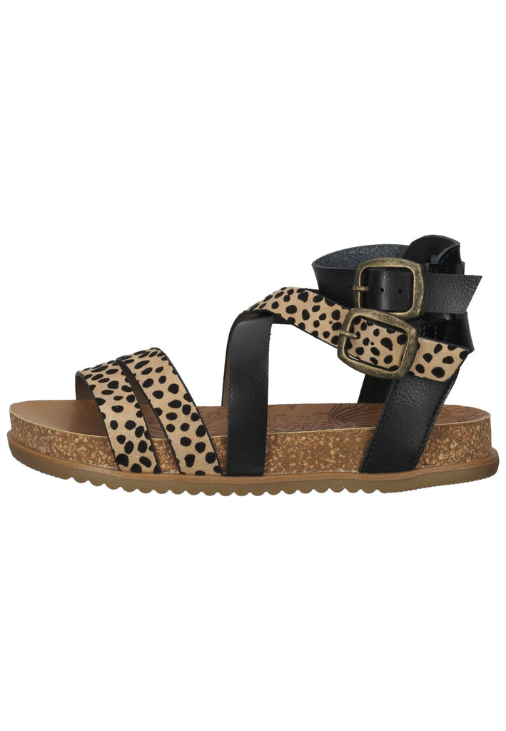 Blowfish Sandalen Lederimitat Beige/Schwarz - surf4shoes