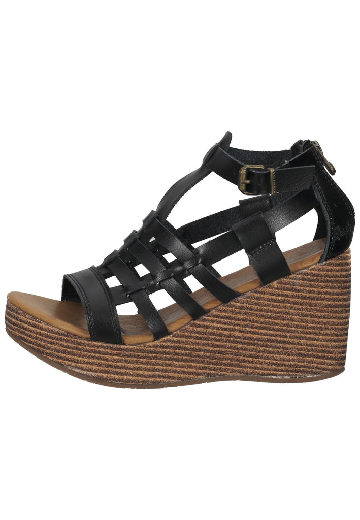 Blowfish Pantoletten Lederimitat Schwarz - surf4shoes