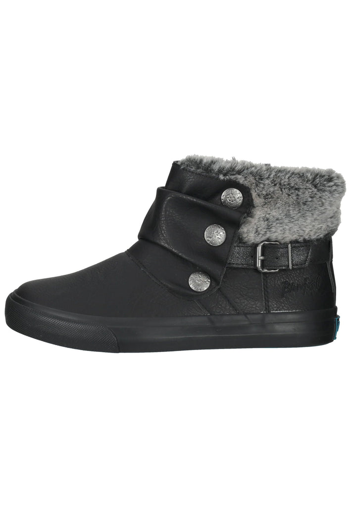 Blowfish Stiefelette Lederimitat Schwarz Warmfutter - surf4shoes