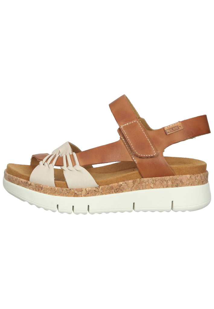 Pikolinos Sandalen Leder Beige/Rosa - surf4shoes