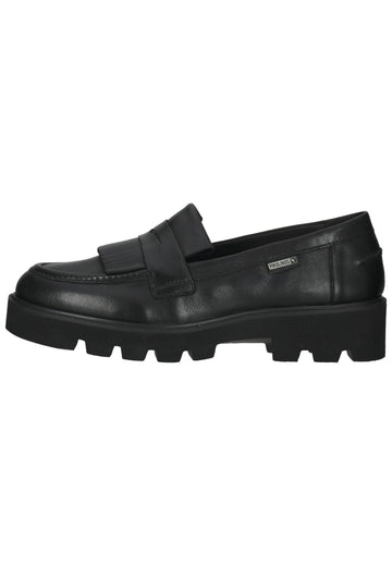 Pikolinos Slipper Leder Schwarz - surf4shoes