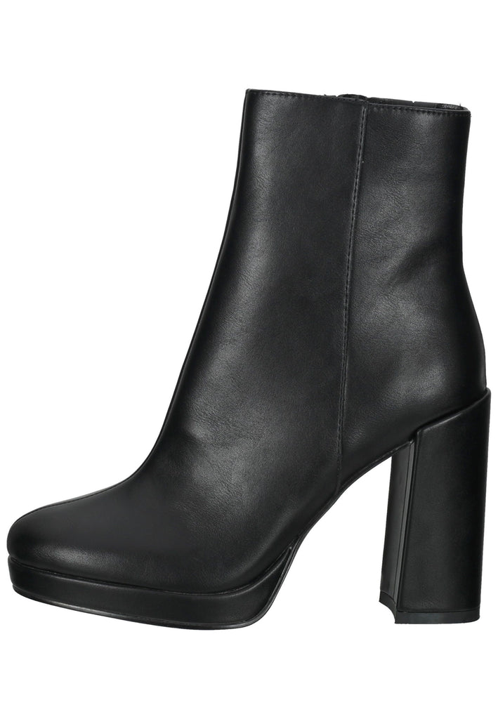 Steve Madden Stiefelette Lederimitat Schwarz - surf4shoes